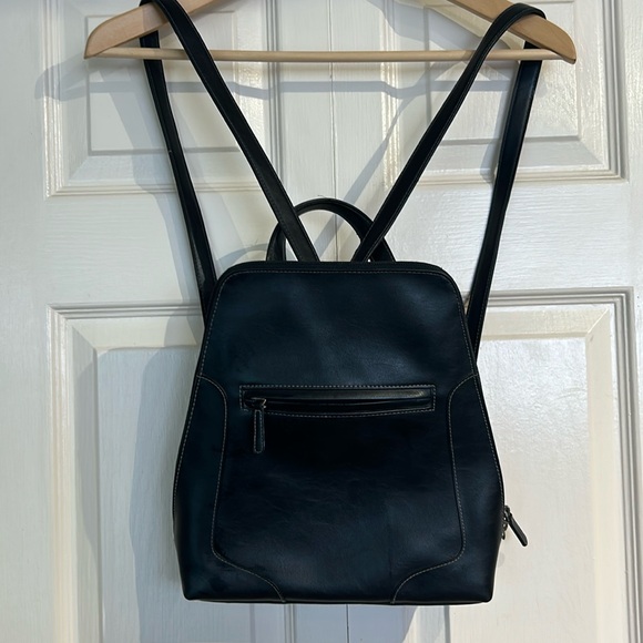 Liz Claiborne Handbags - Crazy Horse Backpack in Black by Liz Claiborne